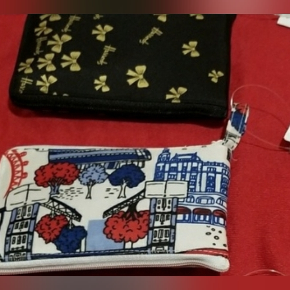 Harrods Bags, reusable shopping bags fold into a zippered pouch @30 each